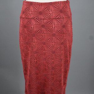 Lularoe Pencil Skirt Red Medium